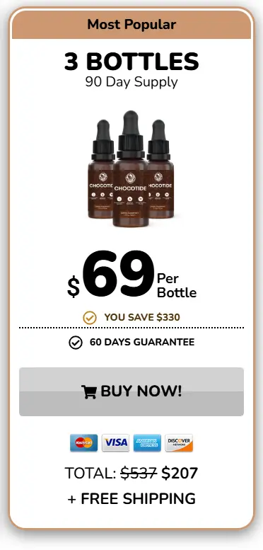 Chocotide three bottles order